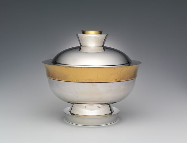 Soup Tureen, Jean E. Puiforcat (French, Paris 1897–1945 Paris), Silver and gold 
