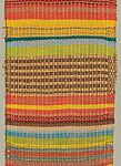 Window blind sample, Dorothy Liebes (American, Santa Rosa, California 1897–1972 New York), Wood, plastic, various yarns, Lurex (aluminum foil, plastic coated)