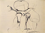 Drawing 1960, Philip Guston  American, born Canada, Ink on paper