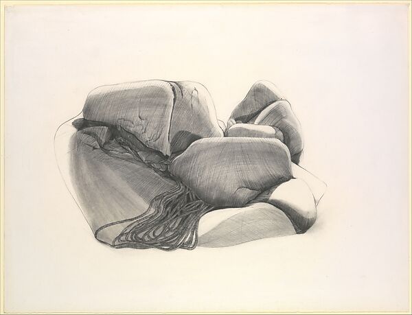 Untitled, Barbara Chase-Riboud (American, born Philadelphia, Pennsylvania, 1939), Charcoal on paper 