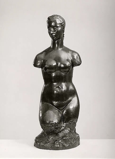 Small Female Torso, Wilhelm Lehmbruck (German, Duisburg 1881–1919 Berlin), Bronze 