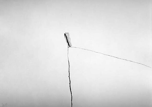 Untitled, Jan Groth (Norwegian, born 1938), Black wax crayon on paper 