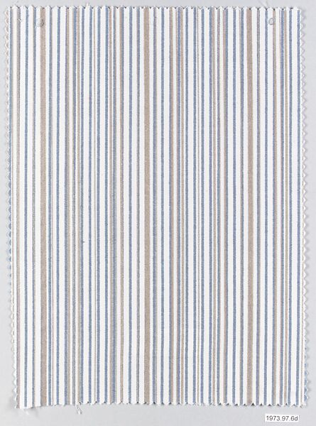 "Malmaison" Textile sample, Countess Elsie Lee Gozzi (American), Cotton