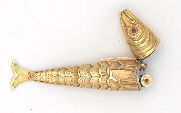 Lighter, Pierre Schlumberger (French, Paris 1914–1986 Paris), Gold, sapphire, ruby and silver-gilt