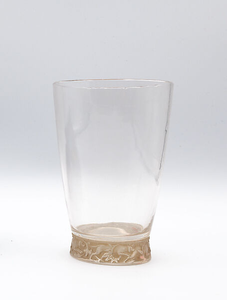 Goblet, René-Jules Lalique (French, Aÿ 1860–1945 Paris), Glass 
