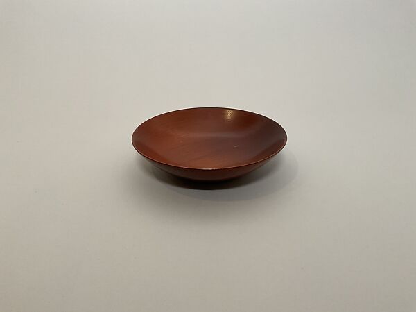 Salad plate, James Prestini (American, Waterford, Connecticut 1908–1993 Berkeley, California), Cuban Mahogany 