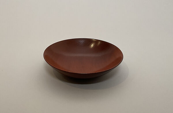 Salad plate, James Prestini (American, Waterford, Connecticut 1908–1993 Berkeley, California), Cuban Mahogany 