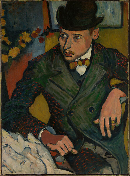 Portrait of Lucien Gilbert, André Derain  French, Oil on canvas