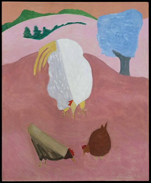 White Rooster, Milton Avery  American, Oil on canvas