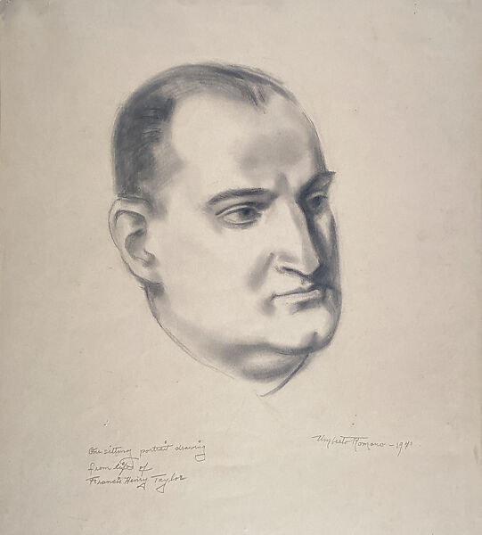 Francis Henry Taylor, Umberto Romano (American (born Italy), Bracigliano 1905–1982 New York), Graphite on paper 