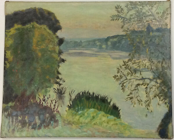 The Seine at Vernon, Pierre Bonnard (French, Fontenay-aux-Roses 1867–1947 Le Cannet), Oil on canvas 