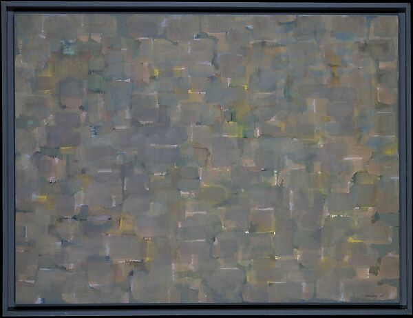 Abstract Painting - Grey, Ad Reinhardt (American, Buffalo, New York 1913–1967 New York), Oil on canvas 
