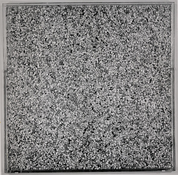 Admissions Accumulation, Arman (American (born France), Nice 1928–2005 New York), Plexiglas and metal collage 
