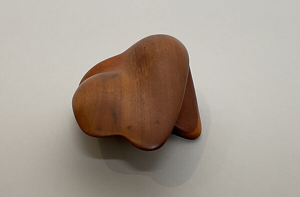 Sculpture, James Prestini (American, Waterford, Connecticut 1908–1993 Berkeley, California), Black walnut, Cuban mahogany, Mexican mahogany