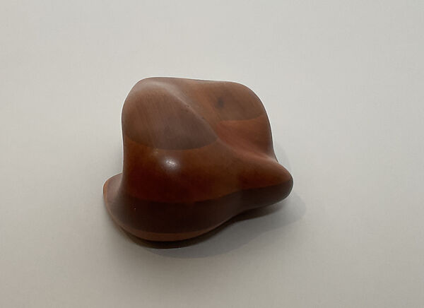 Sculpture, James Prestini (American, Waterford, Connecticut 1908–1993 Berkeley, California), Black walnut, Cuban mahogany, Mexican mahogany