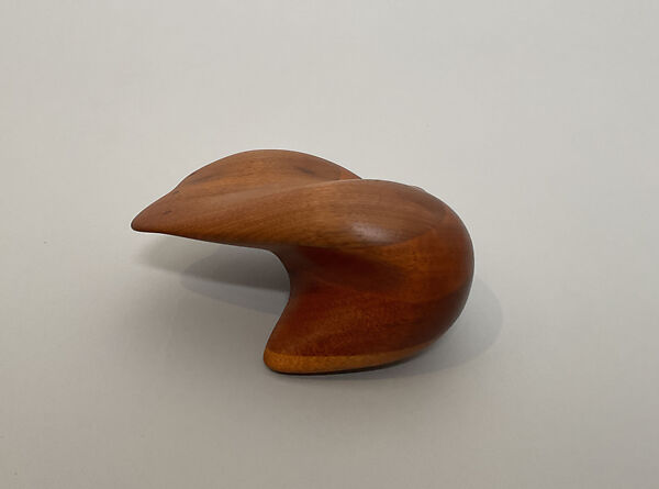 Sculpture, James Prestini (American, Waterford, Connecticut 1908–1993 Berkeley, California), Black walnut, Cuban mahogany, Mexican mahogany 