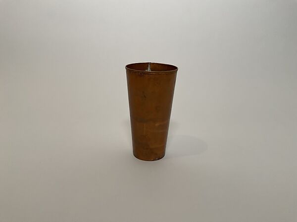 Vase, James Prestini (American, Waterford, Connecticut 1908–1993 Berkeley, California), Curly birch, copper