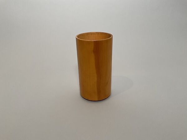 Vase, James Prestini (American, Waterford, Connecticut 1908–1993 Berkeley, California), Curly birch, copper 