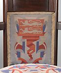 Armchair (Normandie), Pierre Patout (French, Tonnerre 1879–1965 Reuil), Mahogany, gilt bronze, wool upholstery