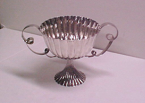 Bowl, Josef Hoffmann (Austrian, Pirnitz 1870–1956 Vienna), Silver-plated brass 