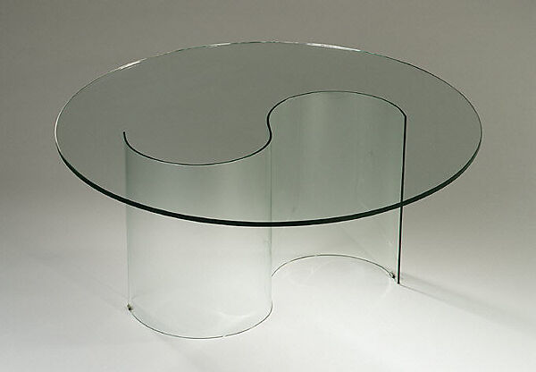 Table, Unknown Designer, Plate glass, American 