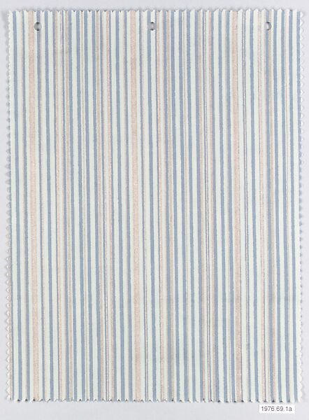 "Malmaison" Textile sample, Fortuny (Italian, founded 1906), Cotton 