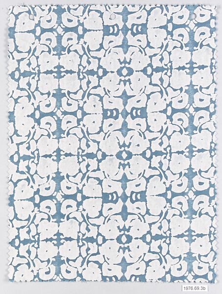 "Shiraz" Textile sample, Fortuny (Italian, founded 1906), Cotton