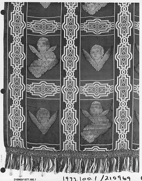 Curtain, Unknown Designer, Satin and taffeta 