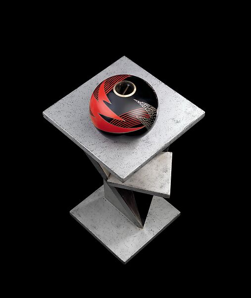 Table, Jean Dunand (French (born Switzerland), Lancy 1877–1942 Paris), Lacquered wood, silver leaf