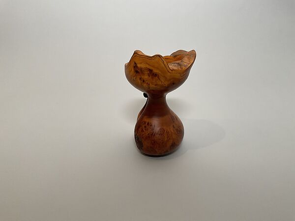 Brancusi Cup, Mark Lindquist (American, born 1949), Cherry burl, Elm burl and soapstone