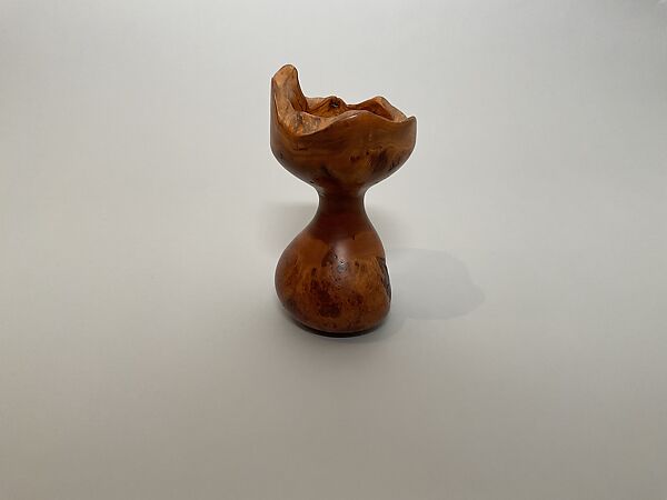 Brancusi Cup, Mark Lindquist (American, born 1949), Cherry burl, Elm burl and soapstone