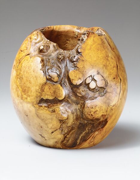 Pot, Melvin Lindquist (American, Kingsburg, California 1911–2000 Quincy, Florida), Sugar maple burl 