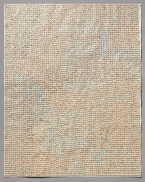 Untitled #2, Howardena Pindell (American, born Philadelphia, Pennsylvania, 1943), Ink and punched paper, graphite, on paper 