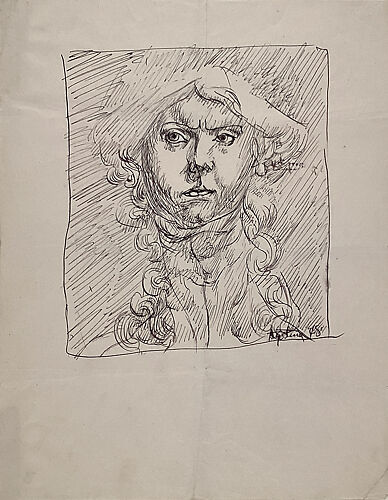 Untitled (woman's head)