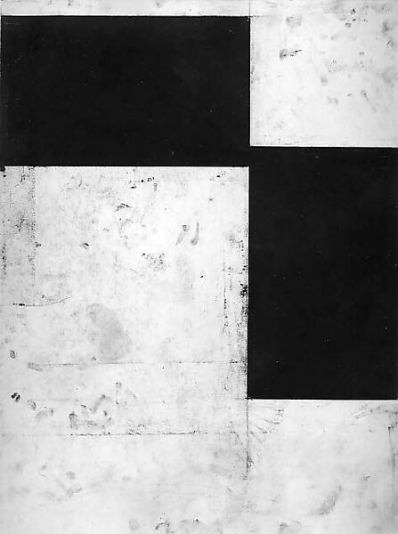 Untitled, Joel Shapiro (American, born New York, 1941), Black chalk on paper 
