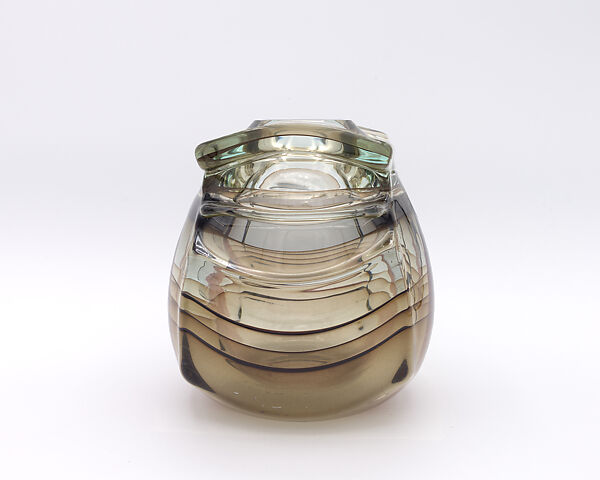 Banded Flair, Thomas Patti (American, born Pittsfield, Massachusetts, 1943), Glass