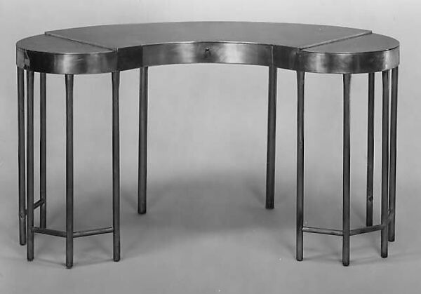 Dressing table, Jon H. Hopkins (American), Pewter and wood 