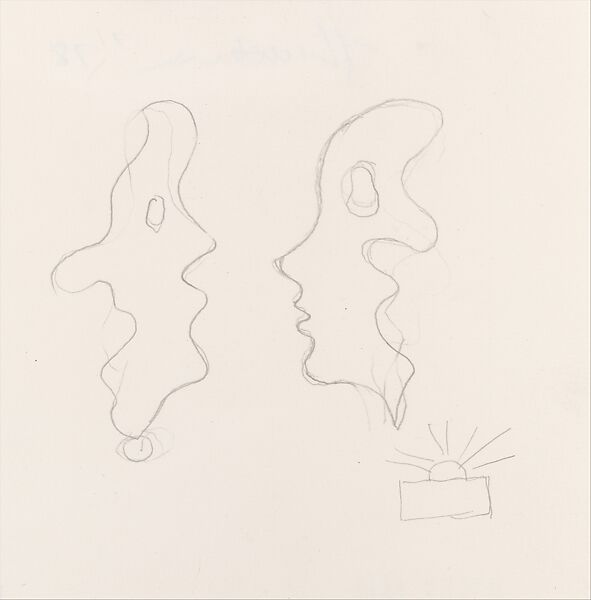 Stepping Out and The Conversation (Studies), Roy Lichtenstein (American, New York 1923–1997 New York), Graphite and colored pencil on paper