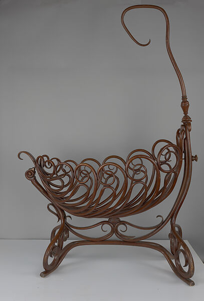 Cradle: Model #1571, Jacob and Josef Kohn (Austrian, Vienna and New York), Beech bentwood