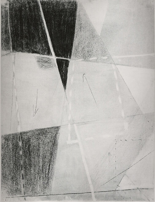 Untitled, Myron Stedman Stout (American, Denton, Texas 1908–1987 Provincetown, Massachusetts), Charcoal on paper 