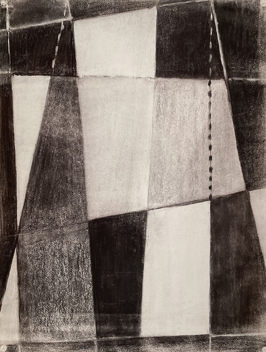 Untitled, Myron Stedman Stout (American, Denton, Texas 1908–1987 Provincetown, Massachusetts), Charcoal on paper 