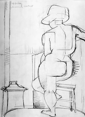 Untitled (female figure study)