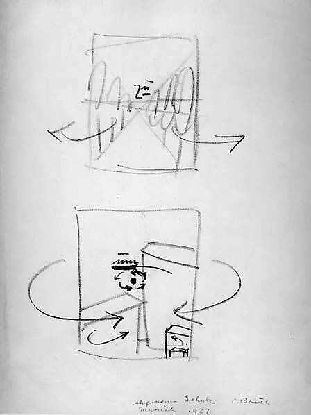 Untitled (diagrammatic sketches), Cameron Booth (American, 1892–1980), Graphite on paper 