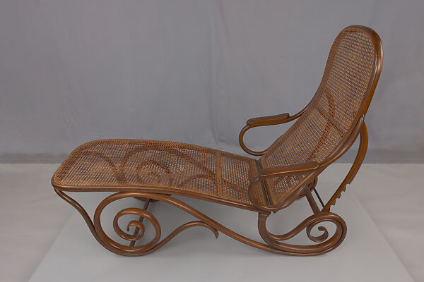 "Schlafsofa" (Sleeping Sofa), Unknown Designer, Beechwood and cane, Austrian 