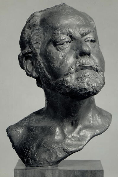 A Portrait of My Friend Robert C. Scull, William Crozier (American, born Albany, Georgia, 1942), Bronze 