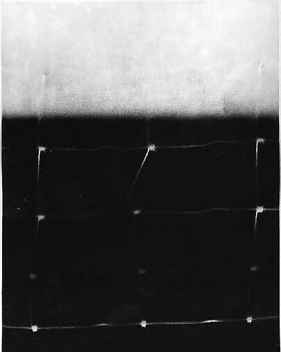 Field, Sydney Butchkes (American, Covington, Kentucky 1922–2015 Sagaponack, New York), Resist drawing: carbon black and acrylic on paper 