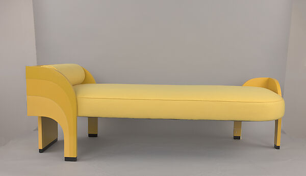 Chaise, Jules Bouy (American (born France), 1872–1937), Wood, lacquer, linen