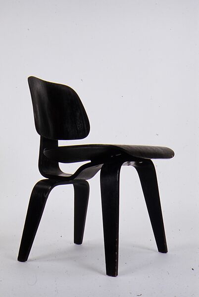 Side chair, Charles Eames (American, St. Louis, Missouri 1907–1978 St. Louis, Missouri), Laminated wood, rubber welt 
