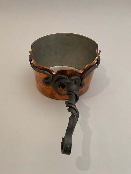 Cooking pot, Michael Jerry (American, born 1937), Copper, iron, and pewter