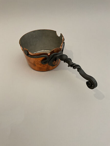 Cooking pot, Michael Jerry (American, born 1937), Copper, iron, and pewter